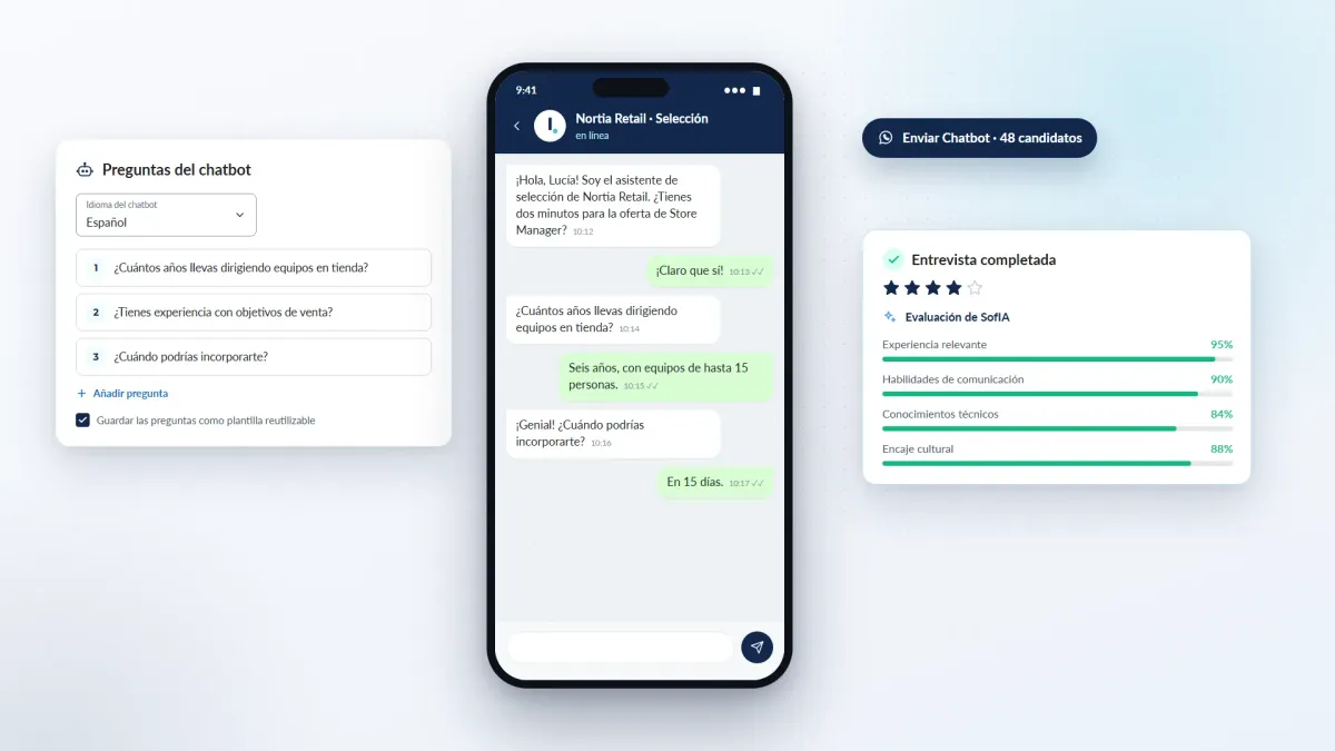 Entrevistes per WhatsApp, a qualsevol hora